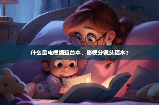 什么是电视编辑台本、影视分镜头稿本？