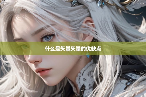 什么是矢量矢量的优缺点