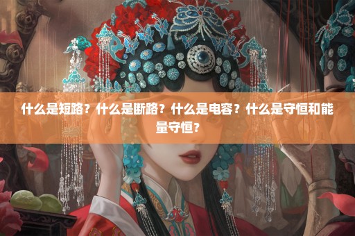 什么是短路？什么是断路？什么是电容？什么是守恒和能量守恒？