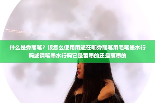 什么是秀丽笔？该怎么使用用途在哪秀丽笔用毛笔墨水行吗或钢笔墨水行吗它是蓄墨的还是蘸墨的