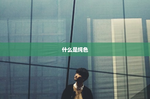 什么是纯色
