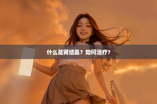 什么是肾结晶？如何治疗？
