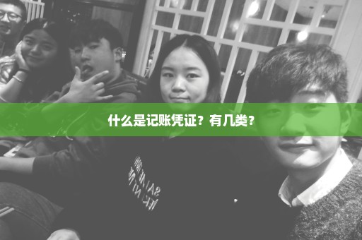 什么是记账凭证？有几类？