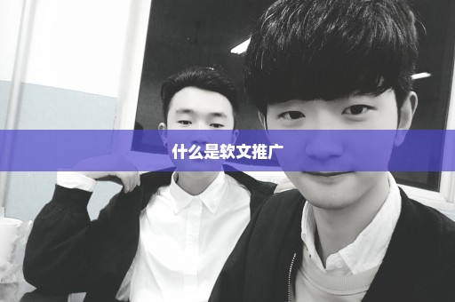 什么是软文推广