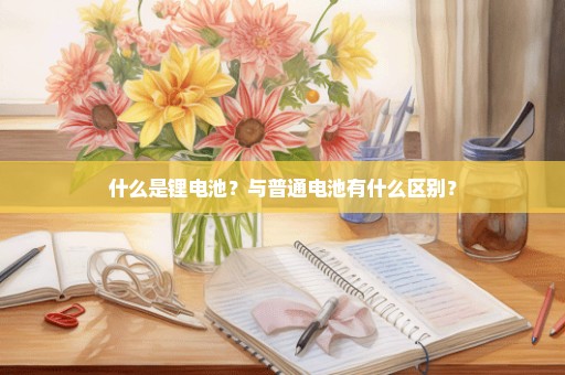 什么是锂电池？与普通电池有什么区别？