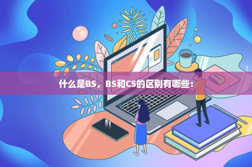 什么是BS，BS和CS的区别有哪些：