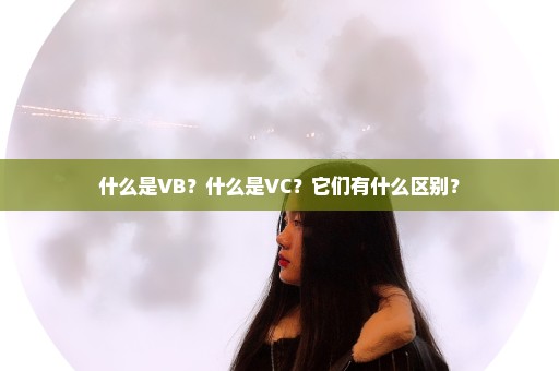 什么是VB？什么是VC？它们有什么区别？