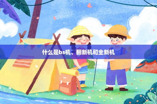什么是bs机、翻新机和全新机