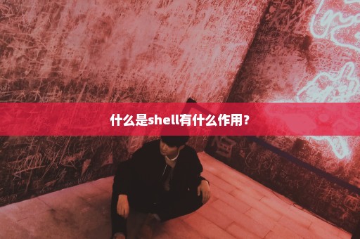 什么是shell有什么作用？