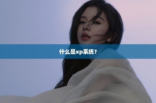 什么是xp系统？