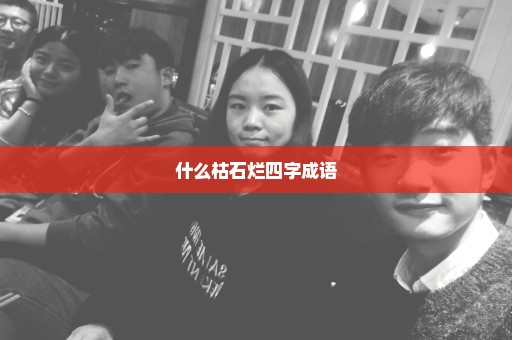 什么枯石烂四字成语
