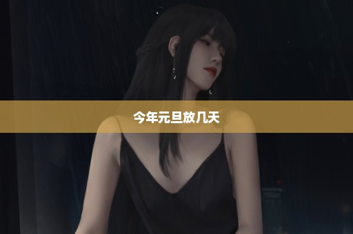 今年元旦放几天