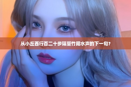 从小丘西行百二十步隔篁竹闻水声的下一句？