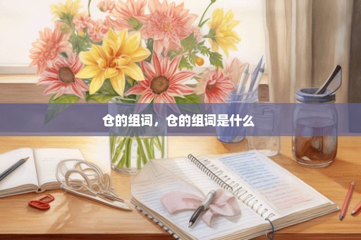 仓的组词，仓的组词是什么 