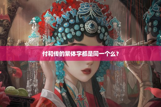 付和传的繁体字都是同一个么？