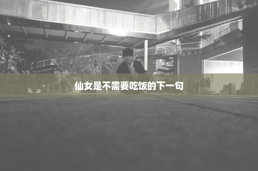 仙女是不需要吃饭的下一句