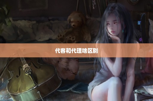 代客和代理啥区别