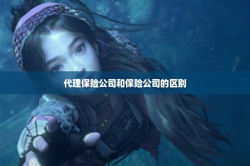 代理保险公司和保险公司的区别
