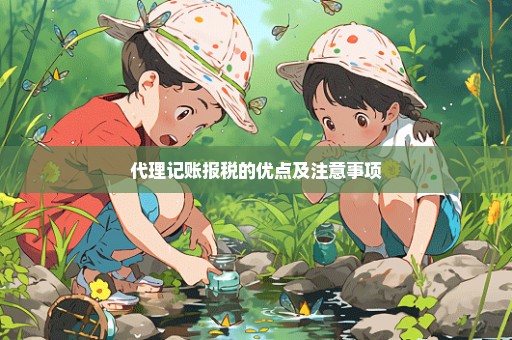 代理记账报税的优点及注意事项