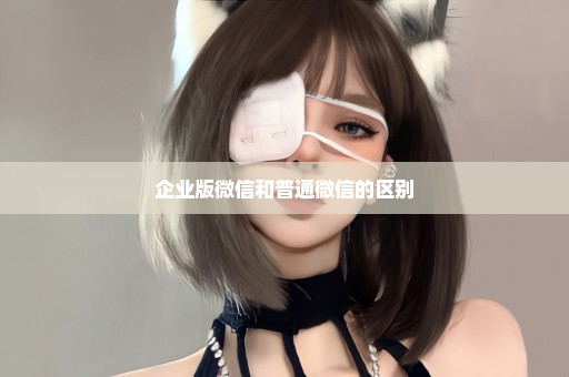 企业版微信和普通微信的区别