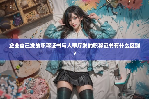 企业自己发的职称证书与人事厅发的职称证书有什么区别？