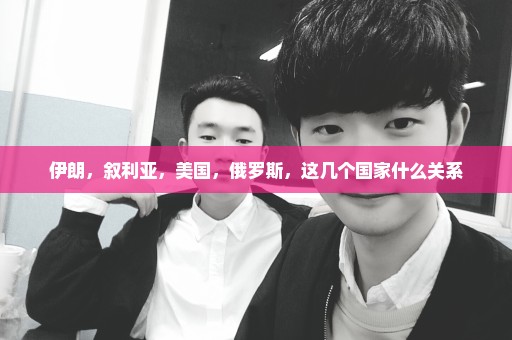 伊朗，叙利亚，美国，俄罗斯，这几个国家什么关系