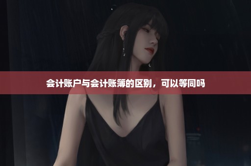 会计账户与会计账簿的区别，可以等同吗