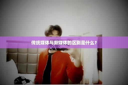 传统媒体与新媒体的区别是什么？