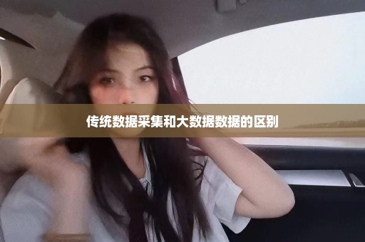 传统数据采集和大数据数据的区别