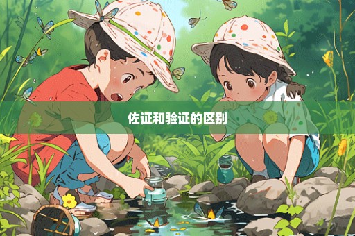佐证和验证的区别