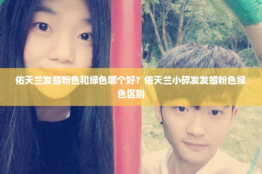 佑天兰发蜡粉色和绿色哪个好？佑天兰小碎发发蜡粉色绿色区别