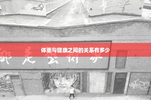 体重与健康之间的关系有多少