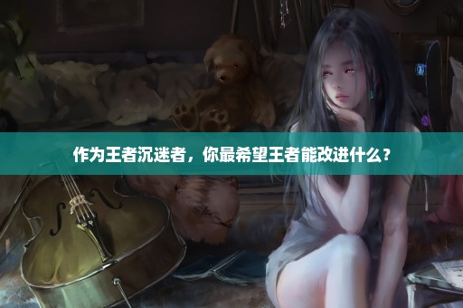作为王者沉迷者，你最希望王者能改进什么？