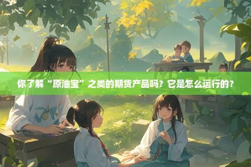 你了解“原油宝”之类的期货产品吗？它是怎么运行的？
