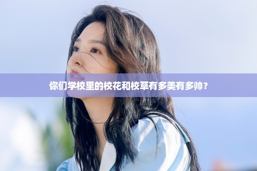 你们学校里的校花和校草有多美有多帅？