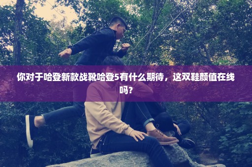 你对于哈登新款战靴哈登5有什么期待，这双鞋颜值在线吗？