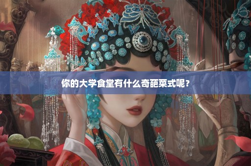 你的大学食堂有什么奇葩菜式呢？