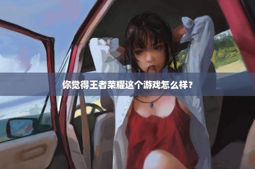 你觉得王者荣耀这个游戏怎么样？