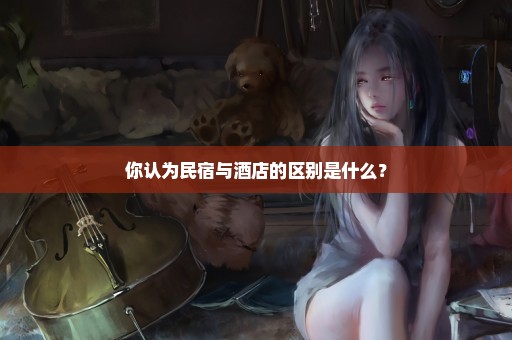 你认为民宿与酒店的区别是什么？