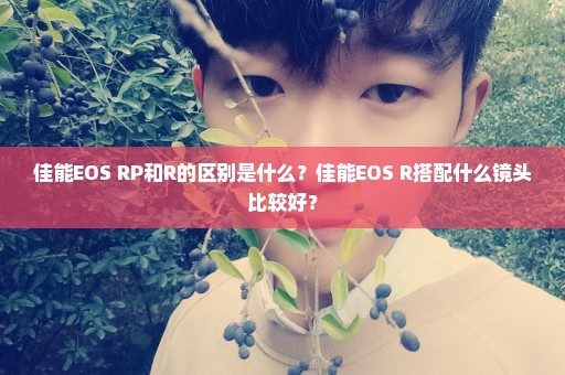 佳能EOS RP和R的区别是什么？佳能EOS R搭配什么镜头比较好？