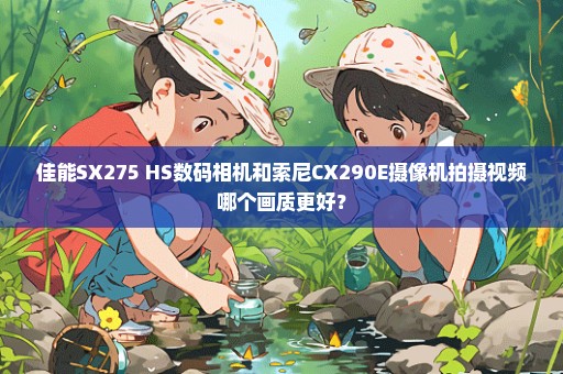 佳能SX275 HS数码相机和索尼CX290E摄像机拍摄视频哪个画质更好？