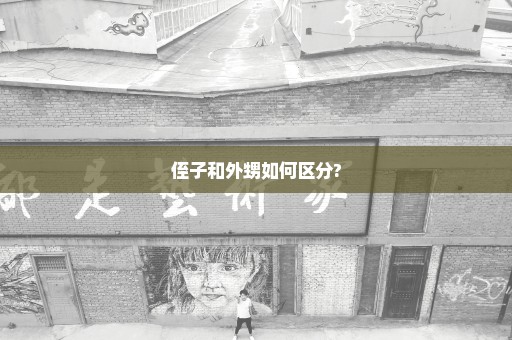 侄子和外甥如何区分?