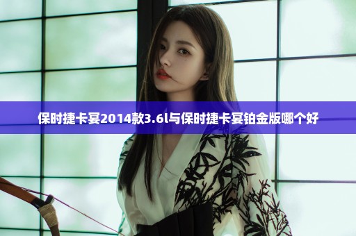保时捷卡宴2014款3.6l与保时捷卡宴铂金版哪个好