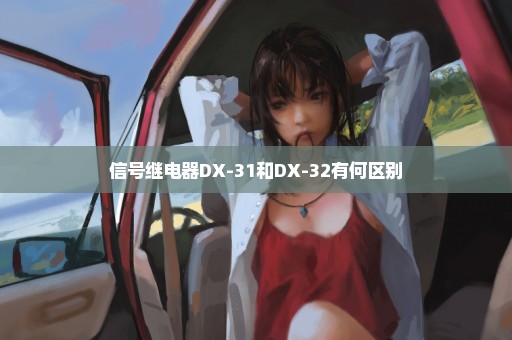信号继电器DX-31和DX-32有何区别