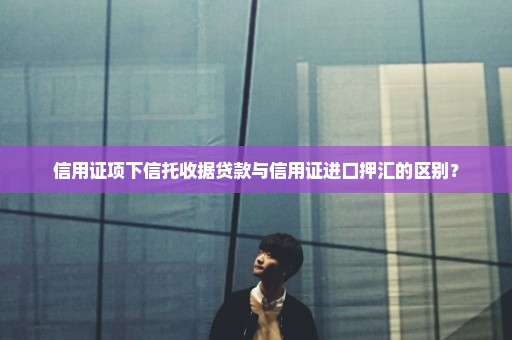 信用证项下信托收据贷款与信用证进口押汇的区别？