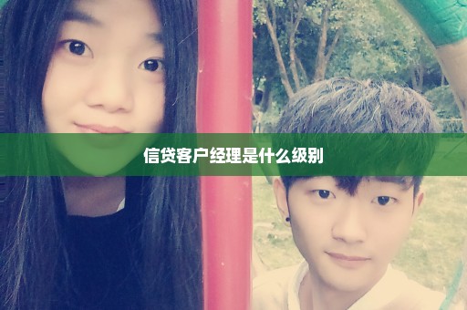 信贷客户经理是什么级别