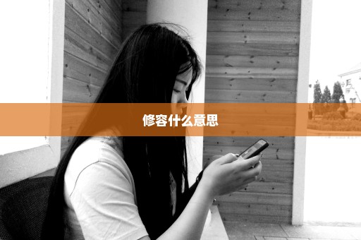 修容什么意思