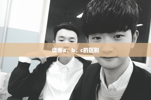 债券a、b、c的区别
