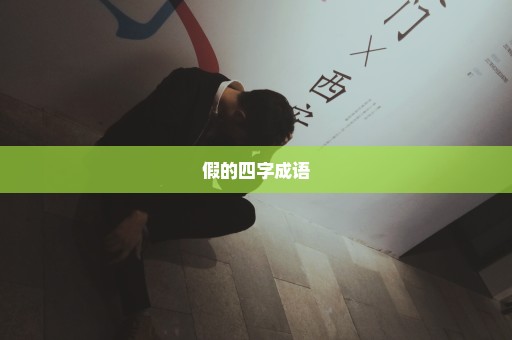 假的四字成语