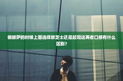 做披萨的时候上面选择放芝士还是起司这两者口感有什么区别？